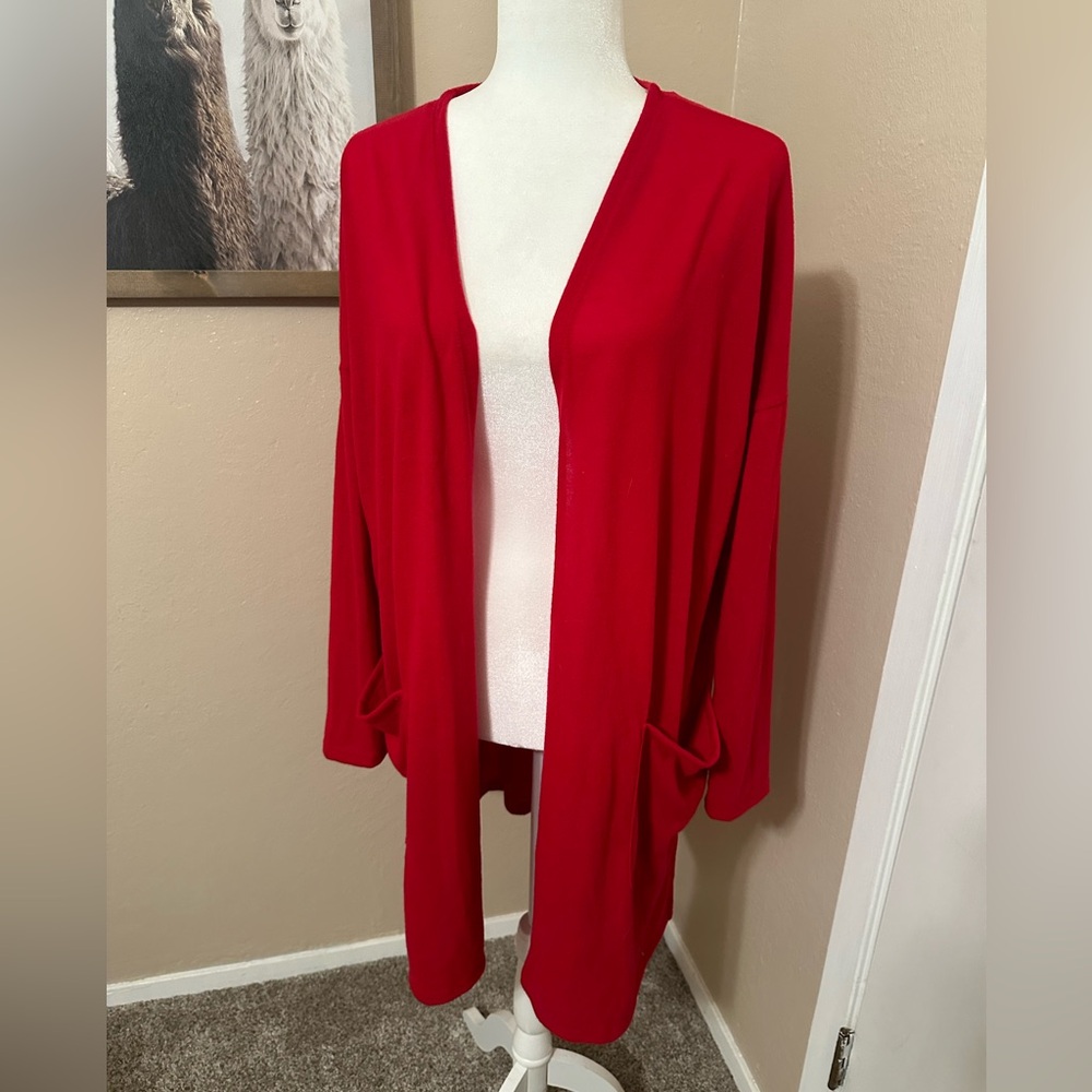 Cherry Red Cardigan NWT